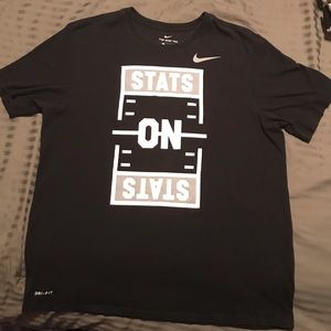Nike DriFit tshirt black and while size XL